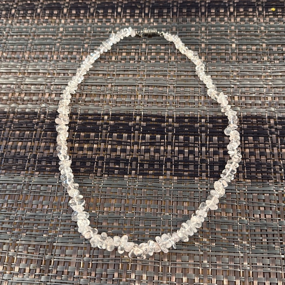 Vintage Rose Quartz Necklace